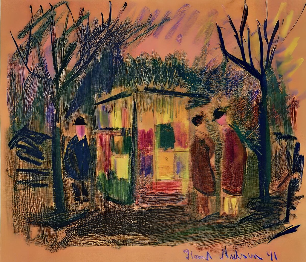 Linie 5's endestation i Husum